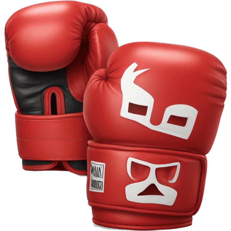 Gants de boxe rouge emoji