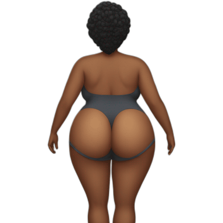 Big butt woman emoji