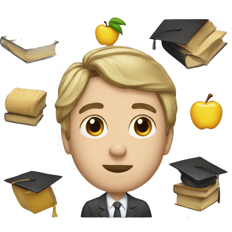 make a emoji that is about education and consulting, so like a lacked books emoji