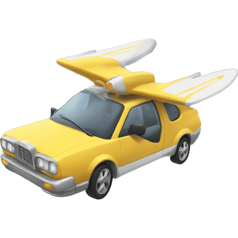 Flying car emoji