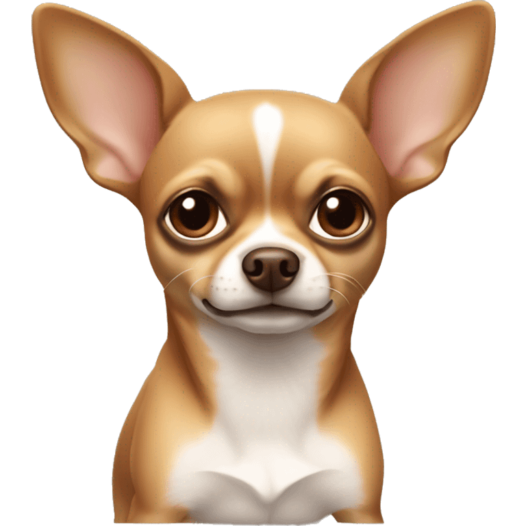 Tan and brown Chihuahua emoji