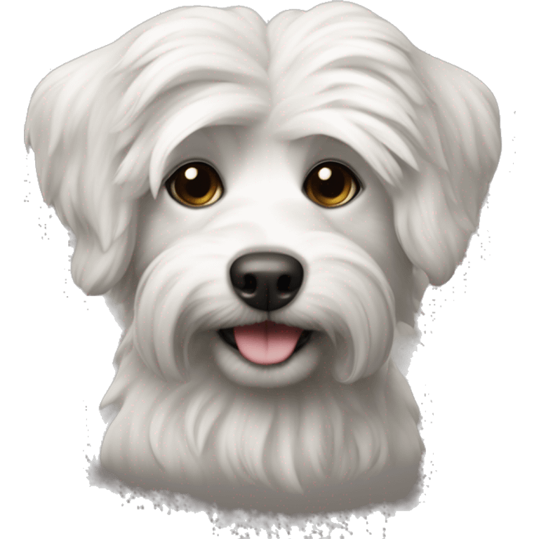 Havaneser dog black emoji