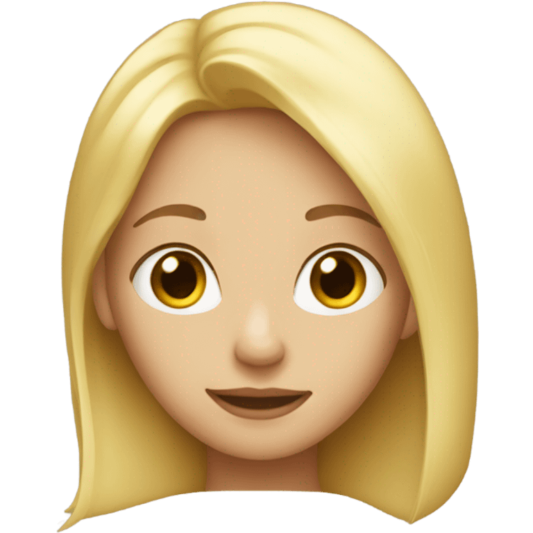 Blonde girl emoji