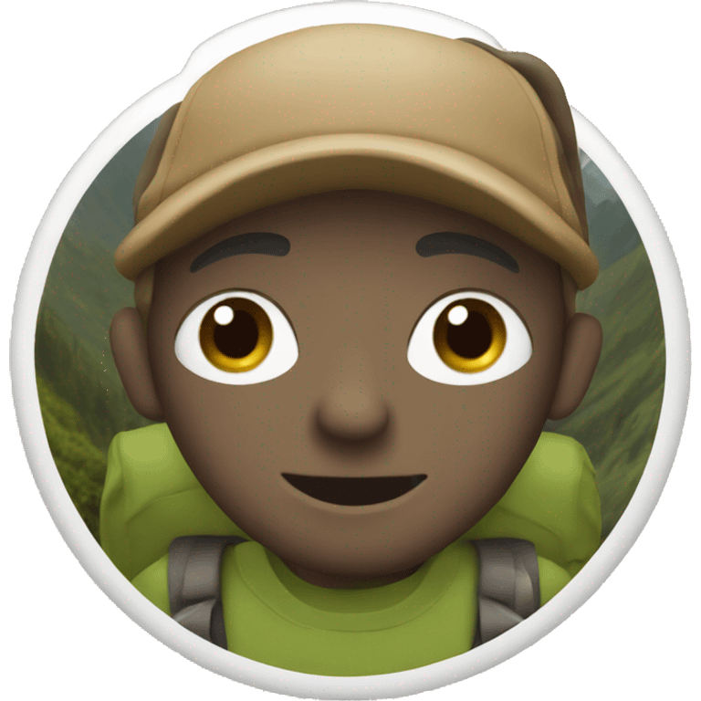 Hiker Emoji  emoji