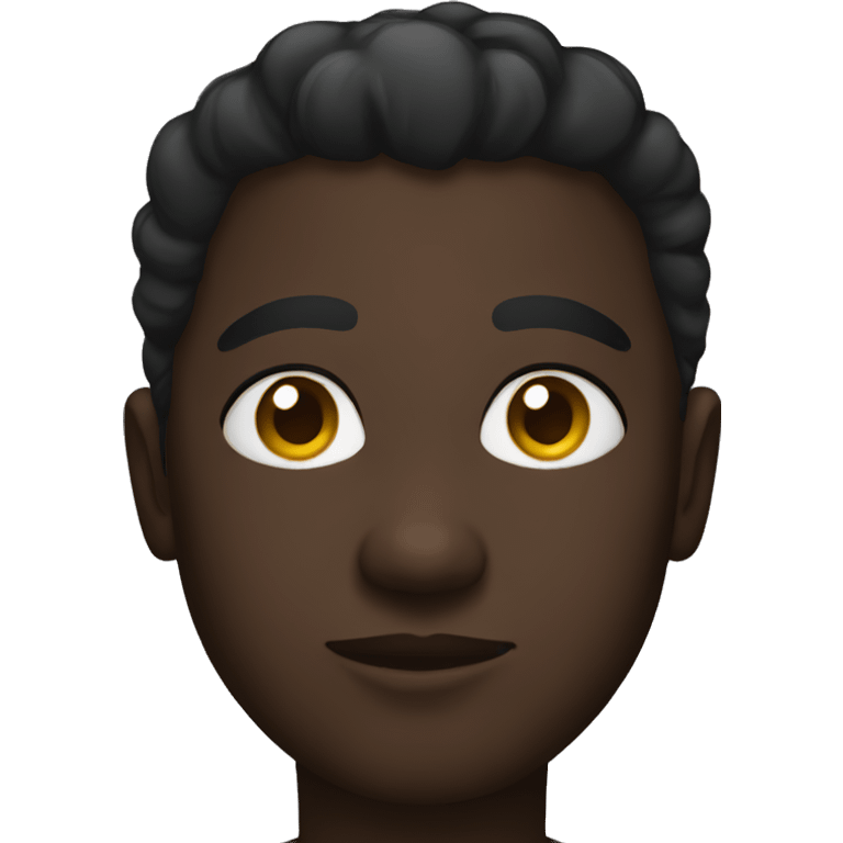 Dark skin emoji