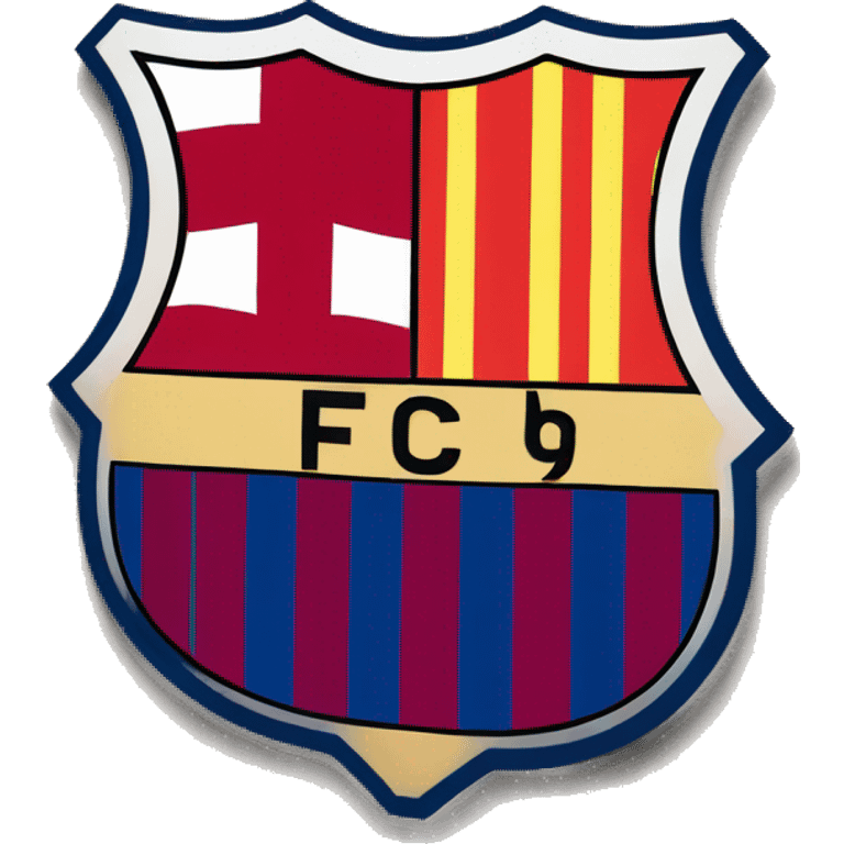 Fc Barcelona logo emoji