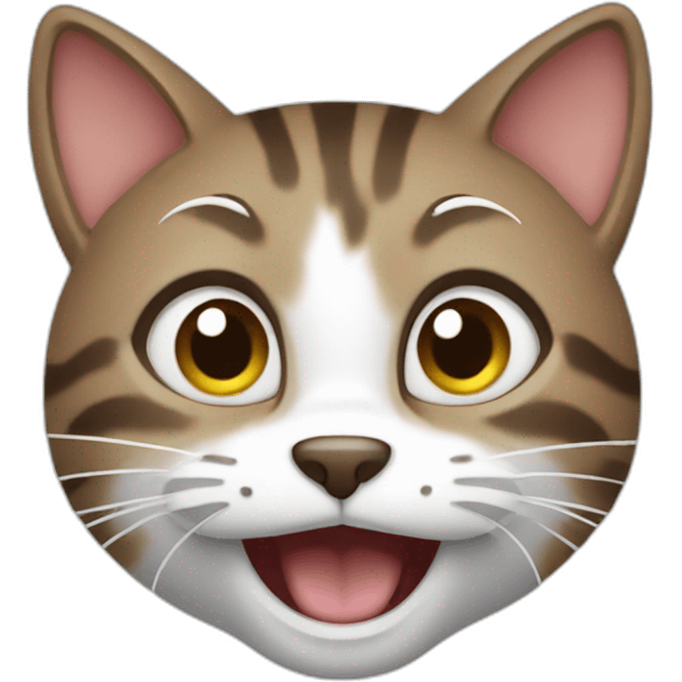 excited cat emoji