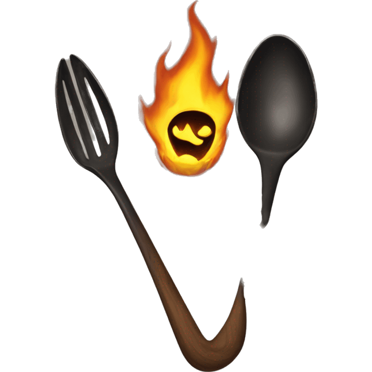 Burnt spoon emoji