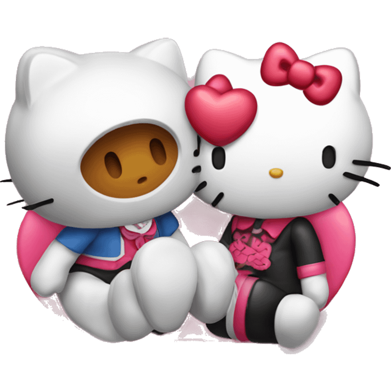 hello kitty kiss  emoji