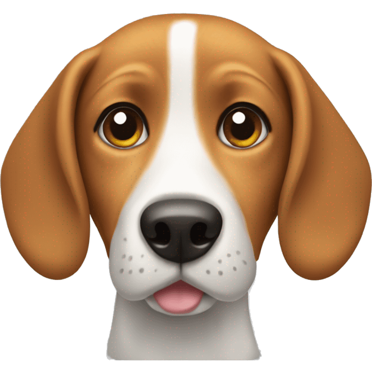 A beagle dog emoji