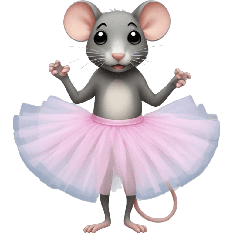 rat with a tutu emoji