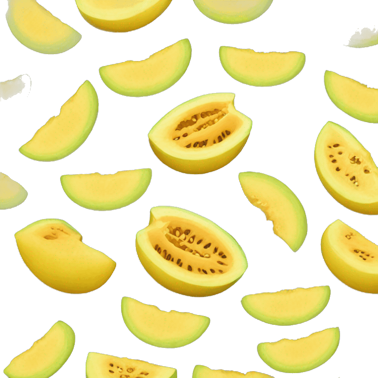 yellow melon fruit emoji