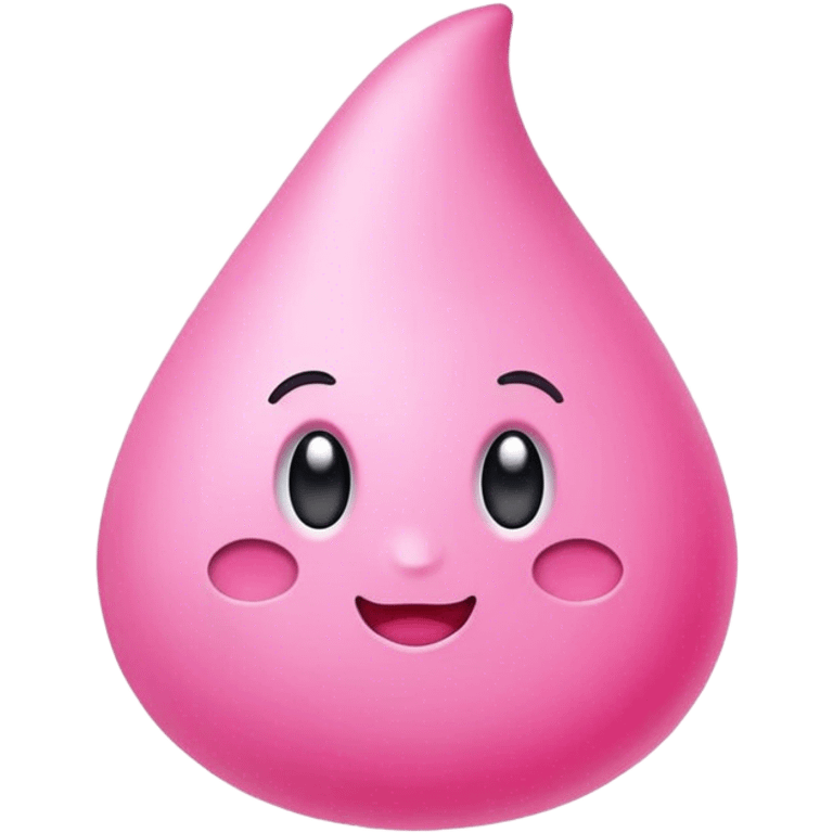 Cute pink  emoji