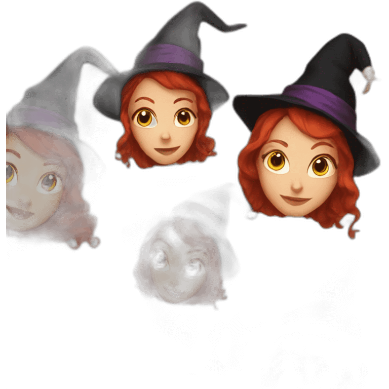 woman redhair witch emoji