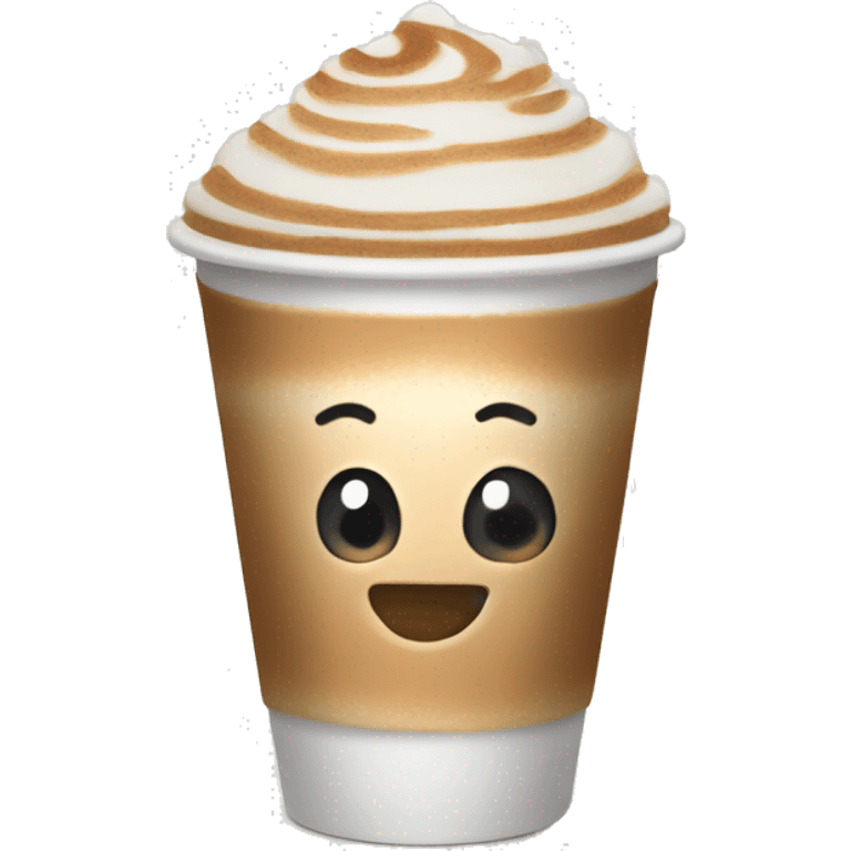 Latte in a to go cup  emoji