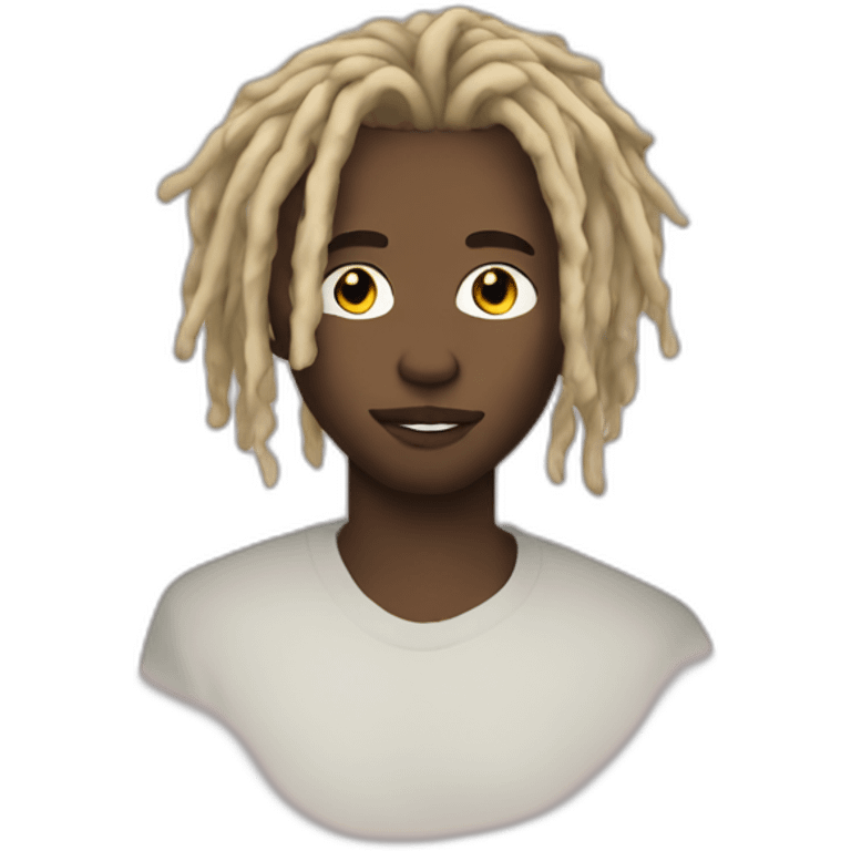 Blonde dreads carti emoji