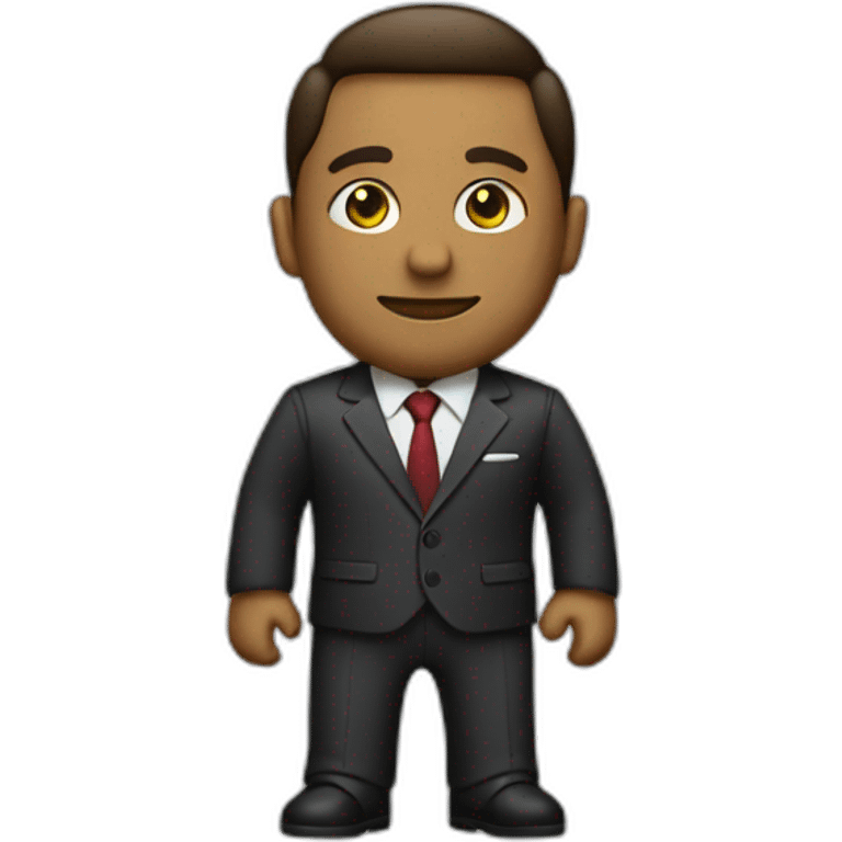 entrepeneur with a suit emoji