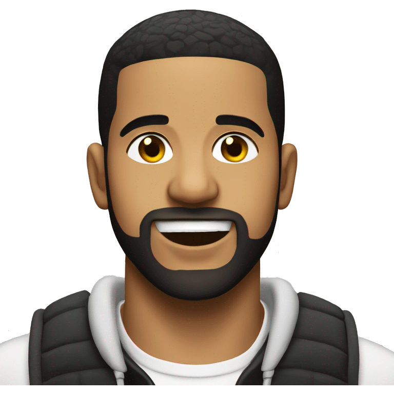 Drake acting zesty emoji