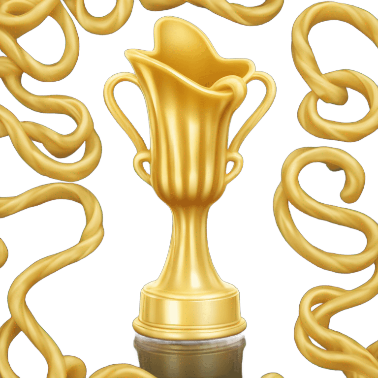 Golden Macaroni Trophy emoji