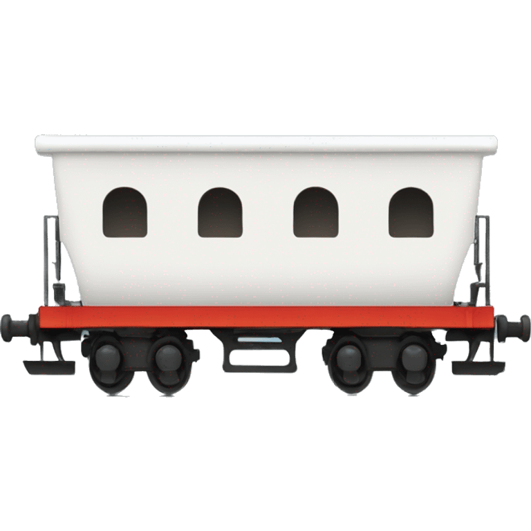 Open Train Wagon emoji