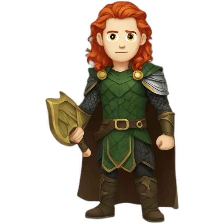 Loki red hair norse mythology emoji