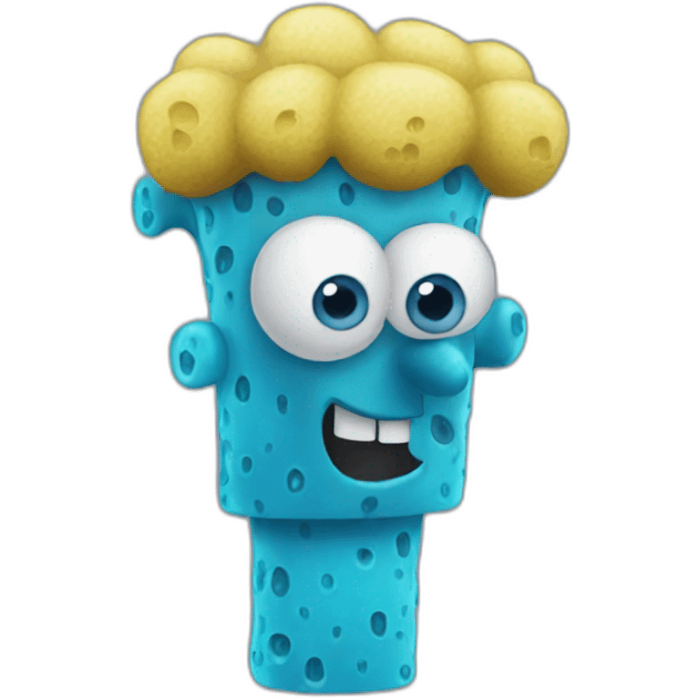 Blue SpongeBob emoji