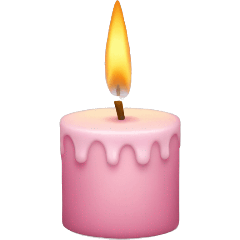 light pink candle emoji