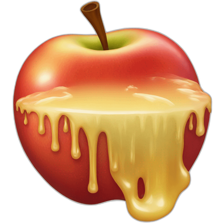 Melting apple ios emoji