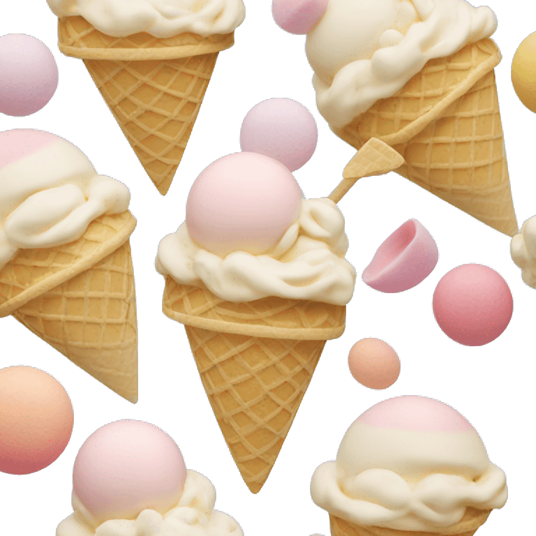 Chanel ice cream emoji