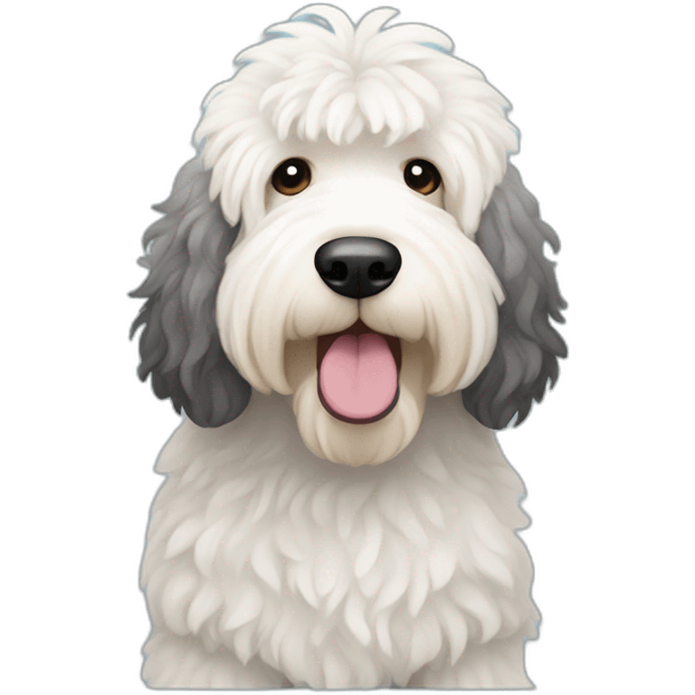 blonde sheepadoodle emoji