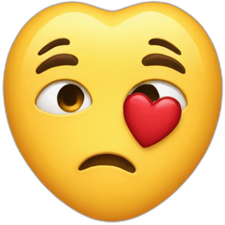 Emoji kissing emoji