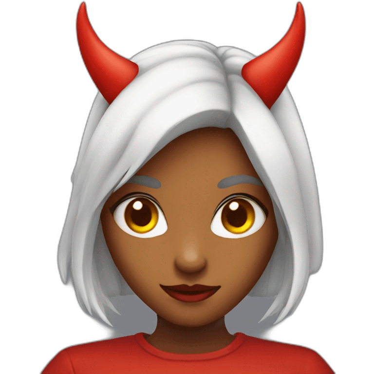 Girl devil emoji