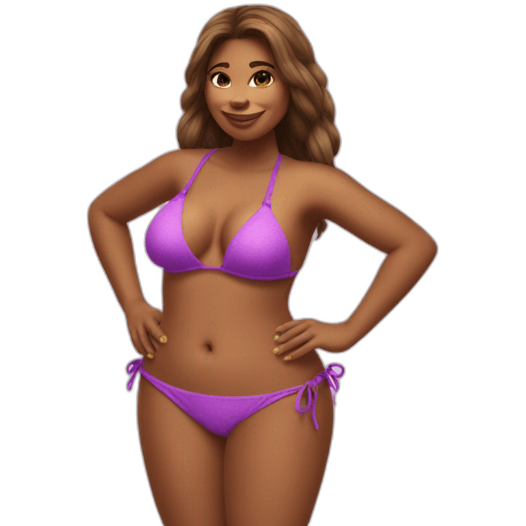 Shrek girlfriend wearing bikini emoji