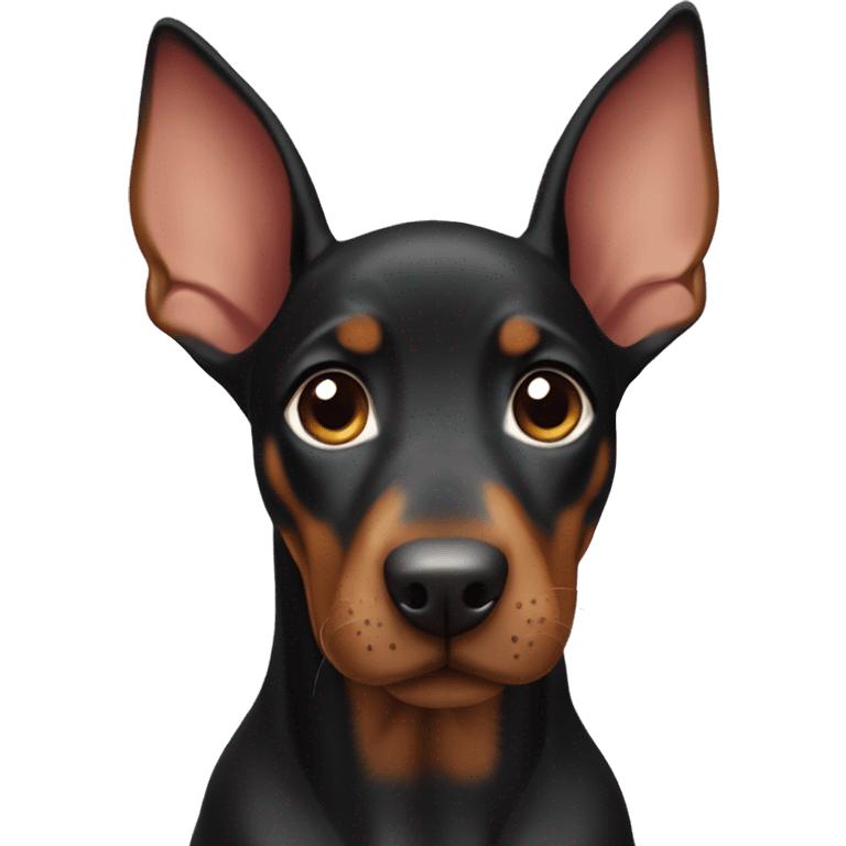 Doberman puppy emoji