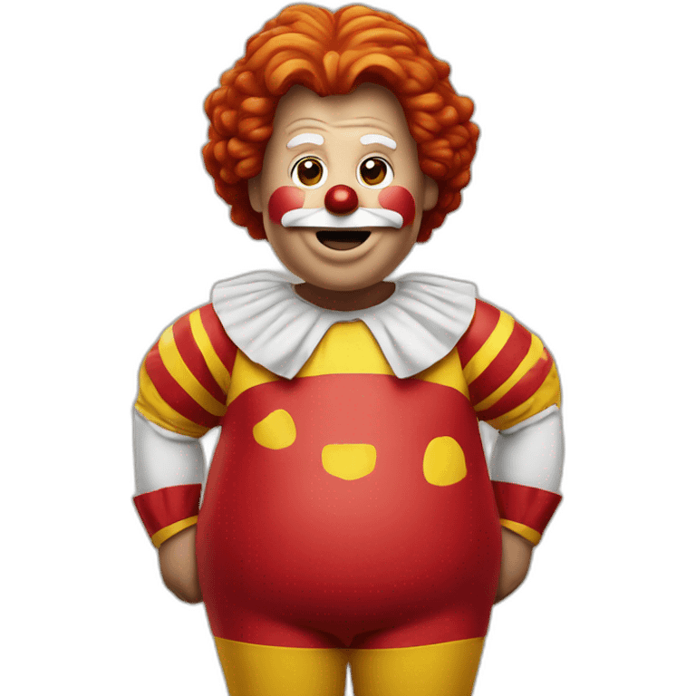 Fat Ronald Mcdonald emoji