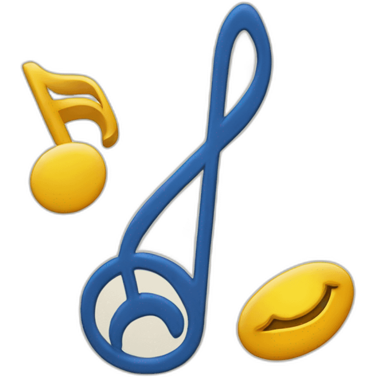 note de musique et euros emoji