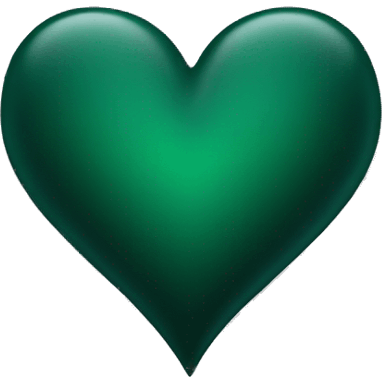 dark green heart emoji