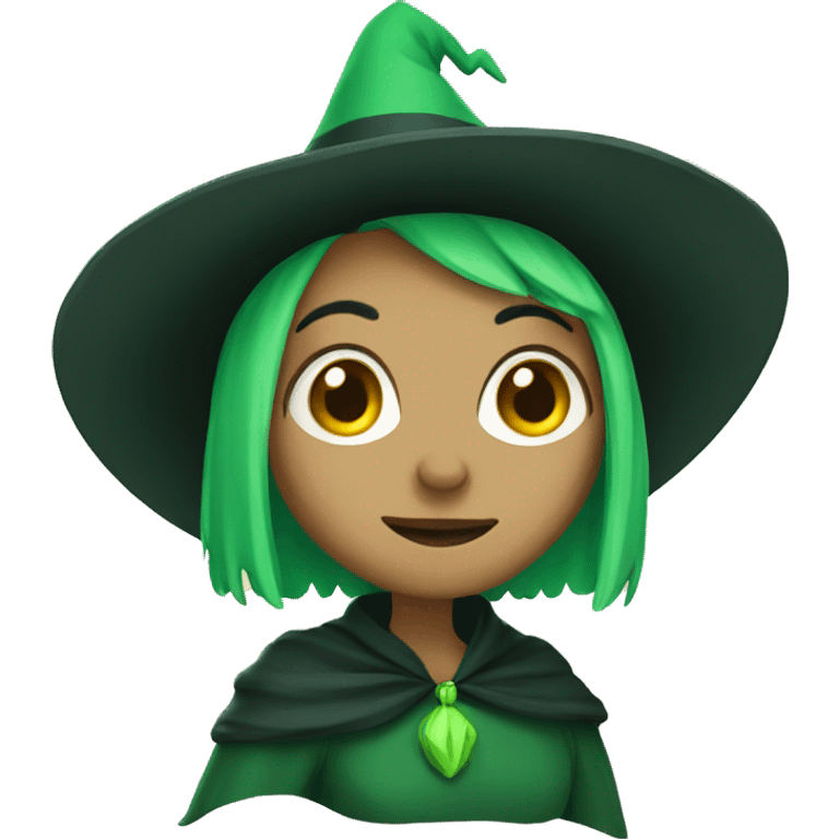 green witch emoji