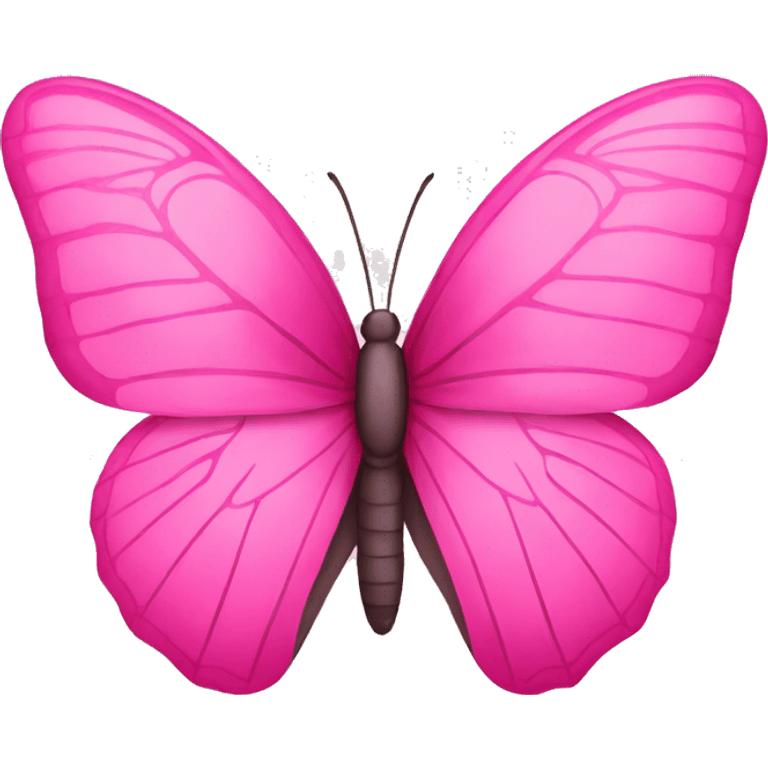 Pink butterfly emoji emoji