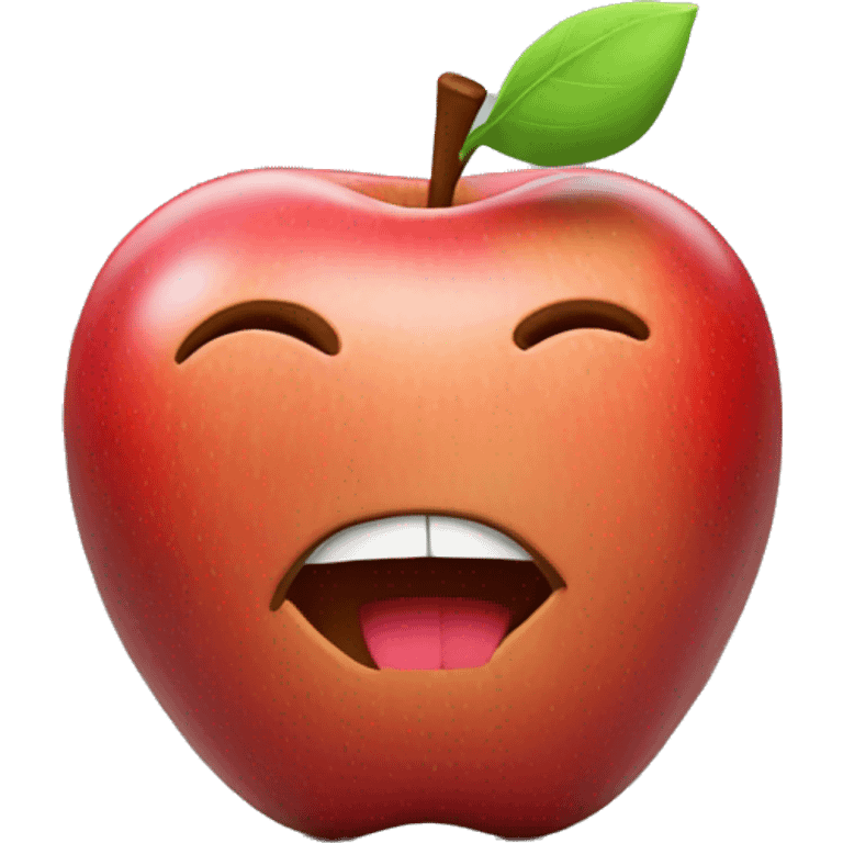 3D apple  emoji