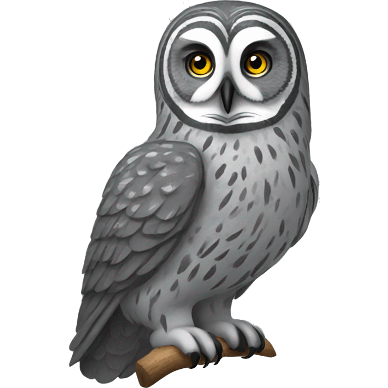 Great grey owl emoji