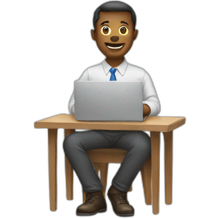 Laptop man emoji