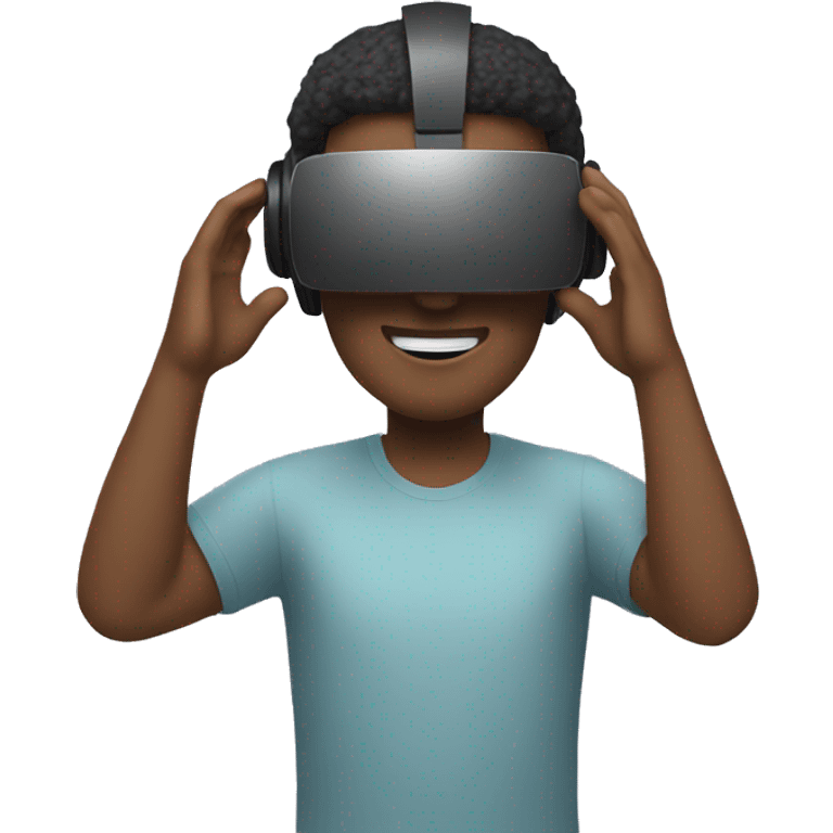 man with vr headset emoji