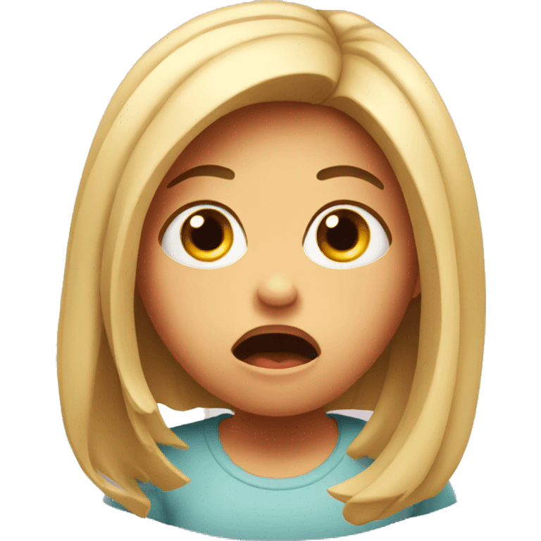 Shocked girl  emoji