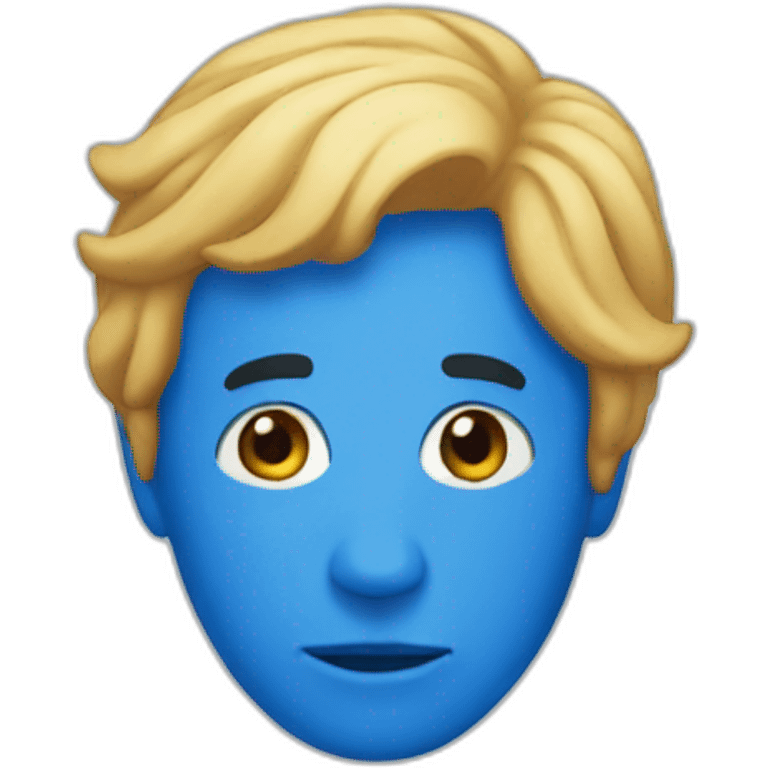 Blue man group emoji