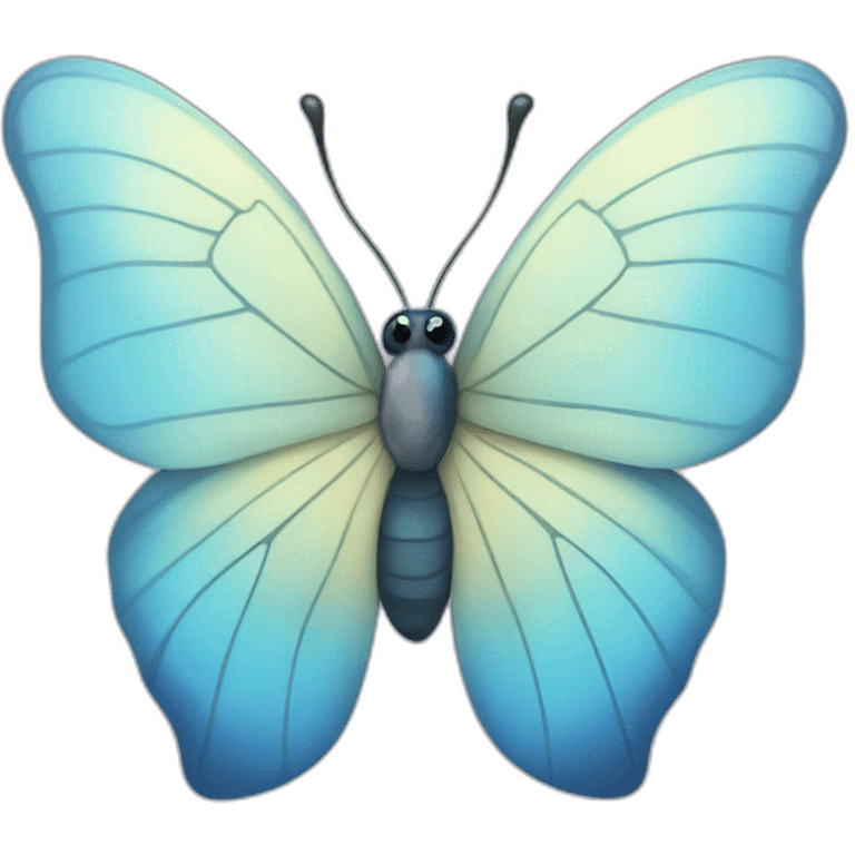 blue baby butterlfly emoji