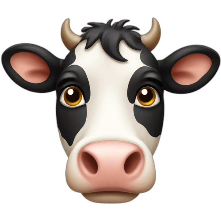 Cow mascot emoji