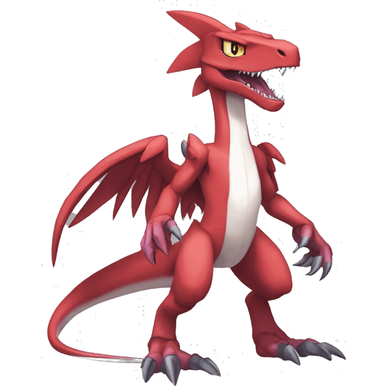  Cool Edgy Digimon-Fakemon-Guilmon-Genesect-Velociraptor-Dragon full body emoji