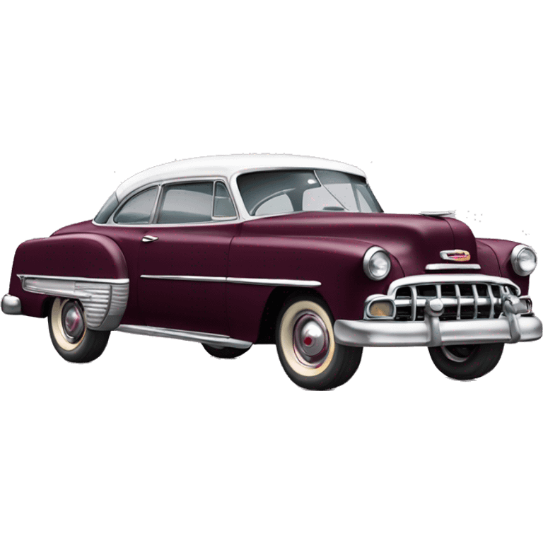 1950 Chevy bel air burgandy  emoji