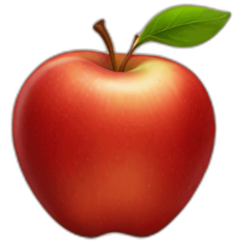 healthy red apple emoji